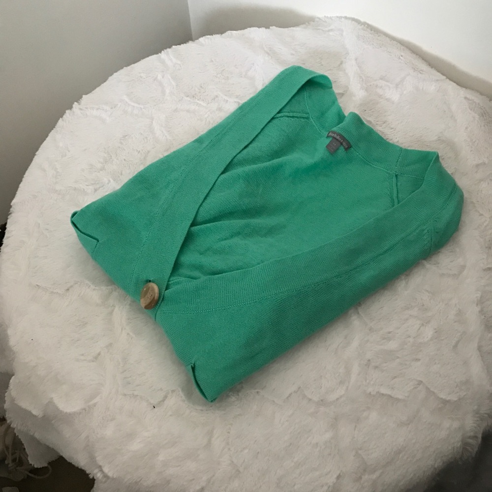 Teal cardigan